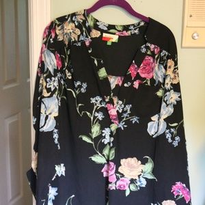 Modcloth Pam Breeze-ly Long Sleeve Tunic Bordeaux